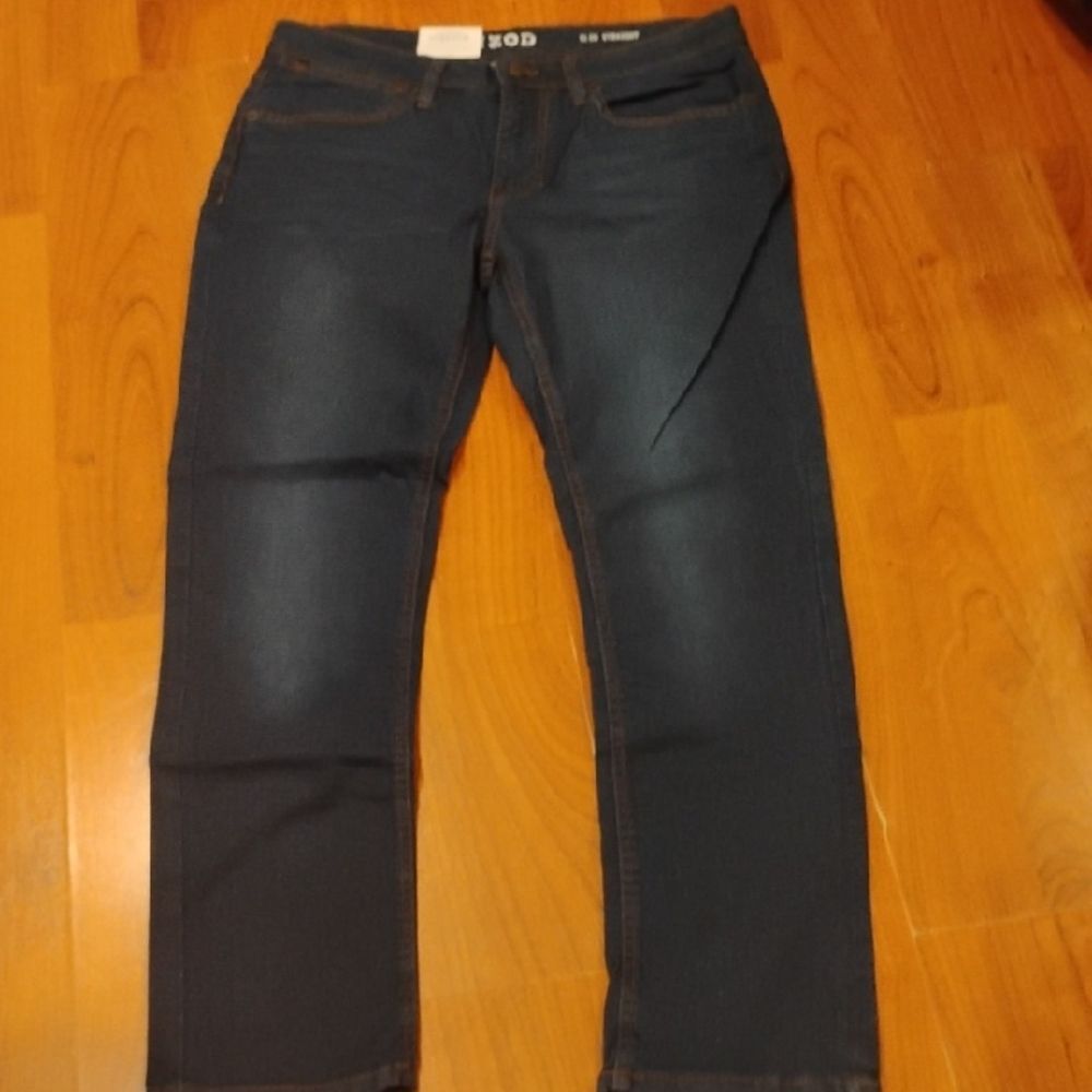 Izod Men's Dark Blue Slim Jeans